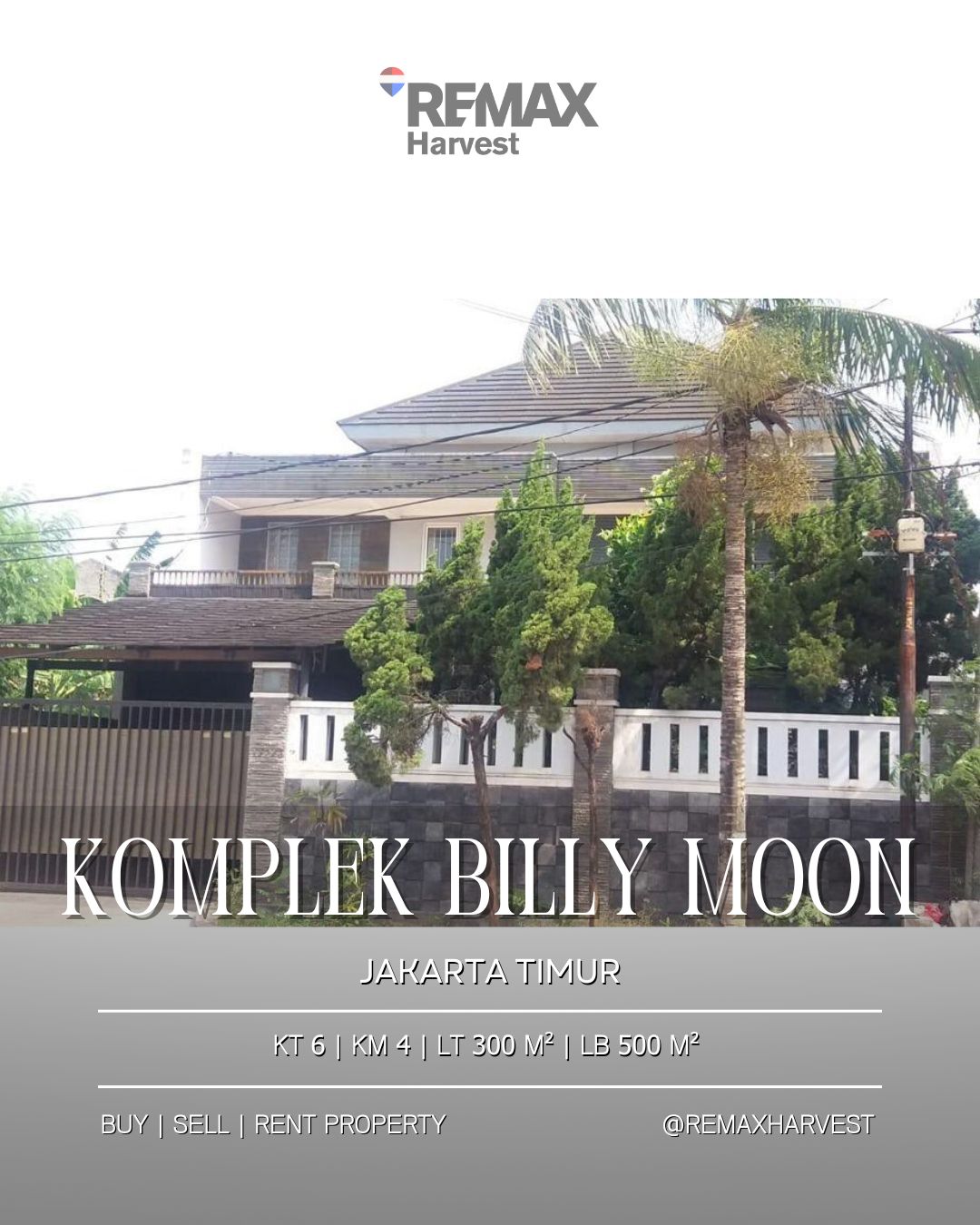 Rumah Komplek Billy Moon Jakarta Timur